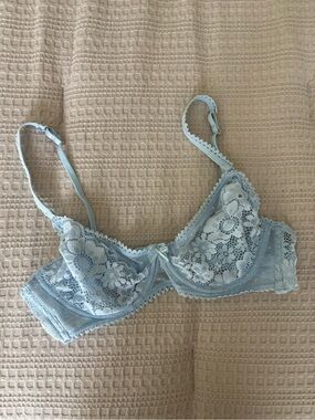 Cotton on BODY Baby Blue Lace Underwire Bra - Women Intimates